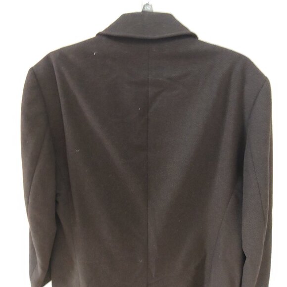 Cardinal Of Canada Wool BlenOvercoat Men 46R Black Luxury Coat Button Up - Picture 9 of 10